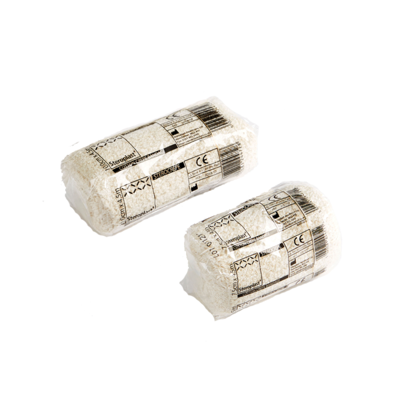 Två kompressionsbindor i plastförpackning