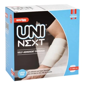 Självhäftande bandage för armar, allergivänligt.