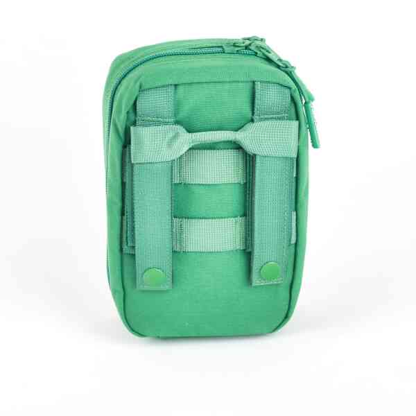 first aid bag compact green back
