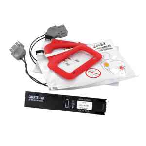 Defibrillator elektroder och batteri för medicinsk utrustning