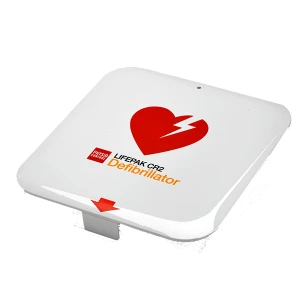 LIFEPAK CR2 hjärtstartare med symbol av hjärta