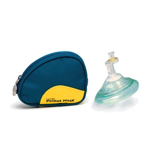 Första hjälpen pocketmask och väska