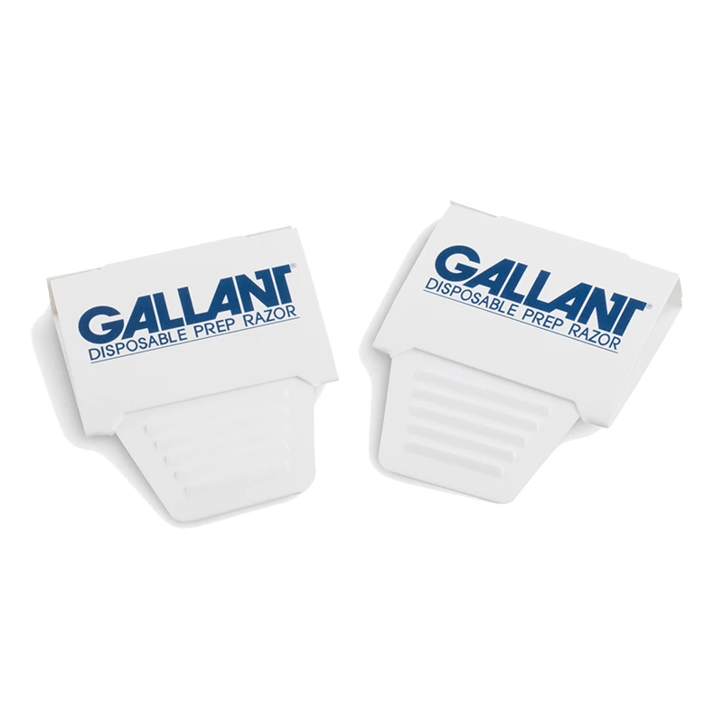 Engångsrakhyvel Gallant förberedelser, vit förpackning.