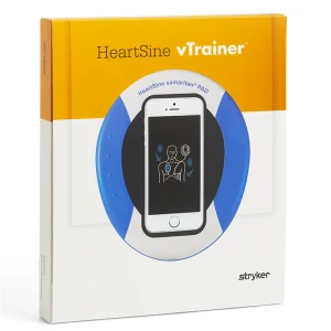 Förpackning av HeartSine vTrainer defibrillator